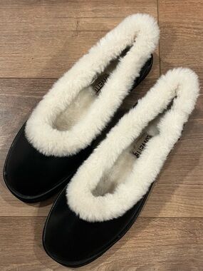 Luvvette Odette Ballet Flats Black Modern French Style